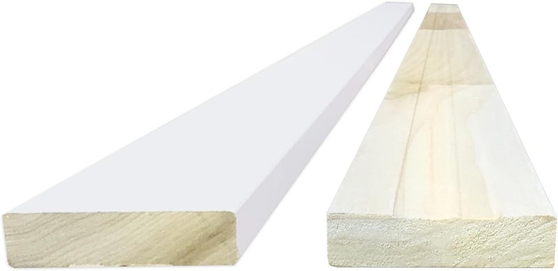 The Millwork Outlet 2-1/2" Casing Moulding, Modern Craftsman Style, Primed Fingerjoint Poplar, 5/8" x 2-1/2" x 84", (5) - Image 3